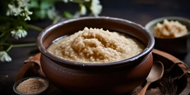 Amaranto en grano cocido