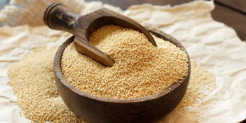 Raw amaranth grain