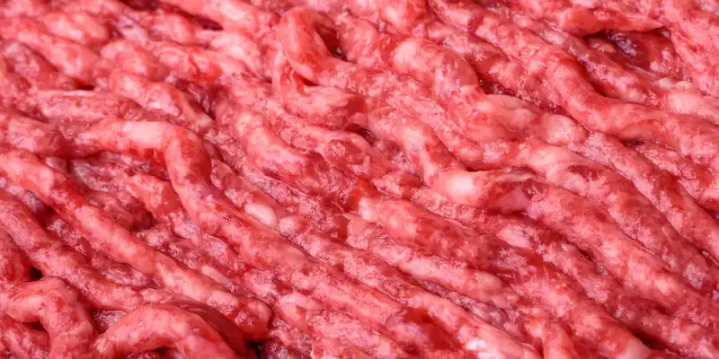 Raw ground beef