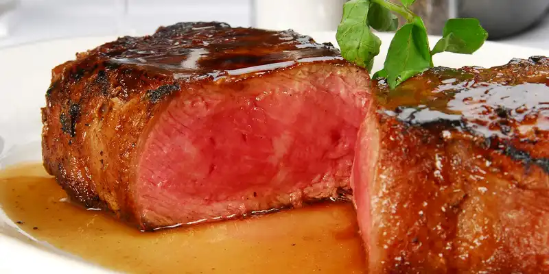 Broiled bison top sirloin