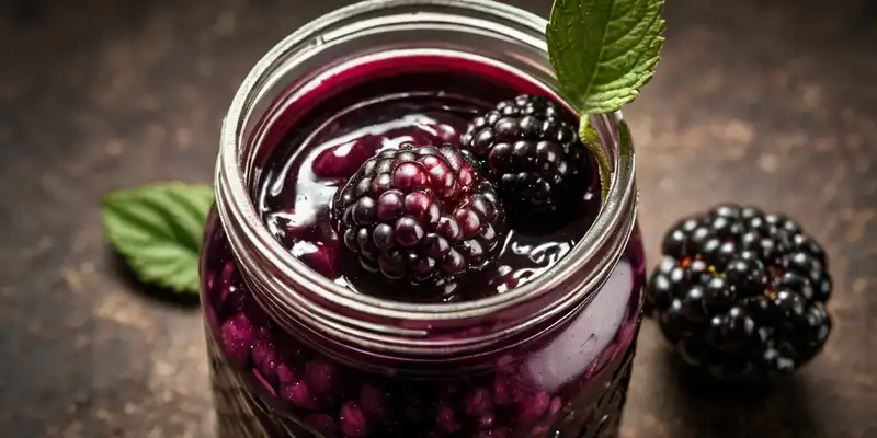 Canned boysenberry