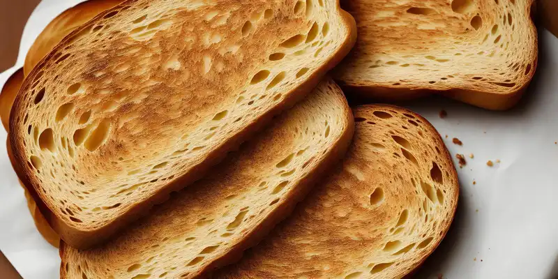 Toasted french or vienna bread