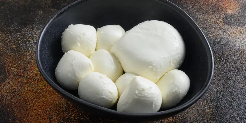 Queijo mozzarella desnatado (sem gordura)