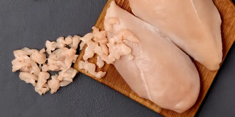 Raw light meat chicken (meat only)