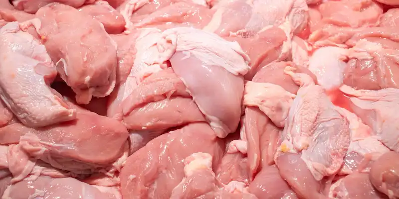 Raw chicken (meat and skin)