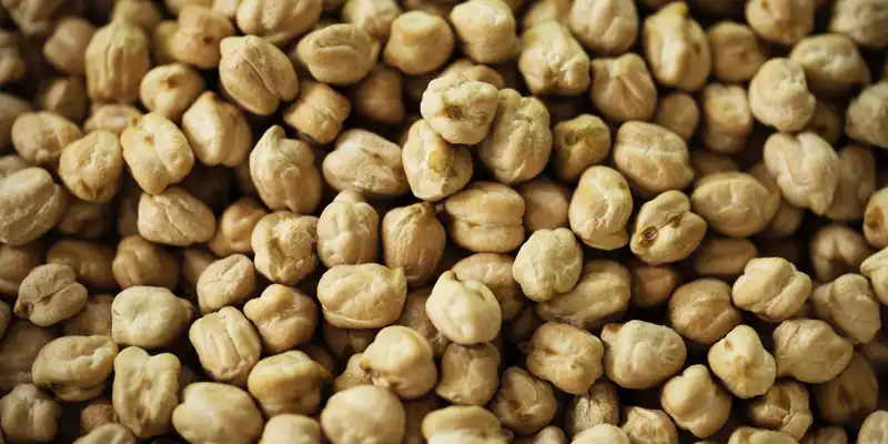 Raw chickpeas