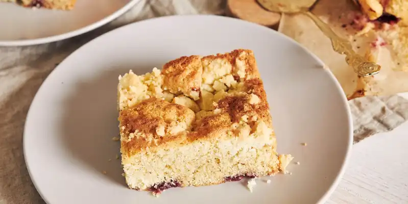 Bolo de café de frutas