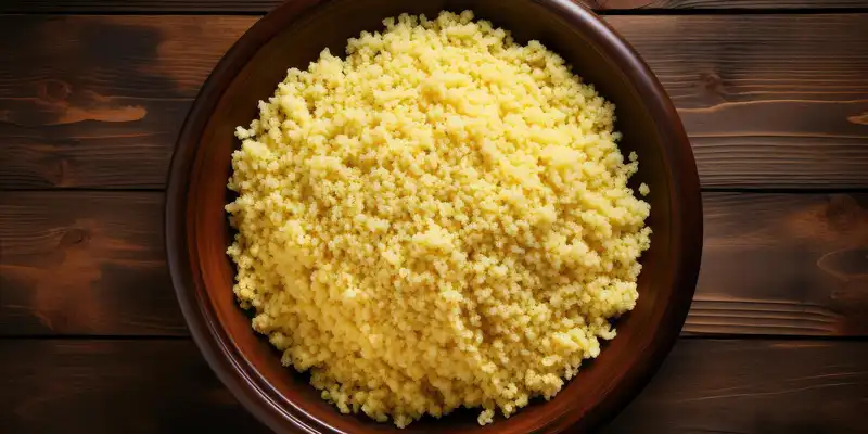 Couscous zubereitet