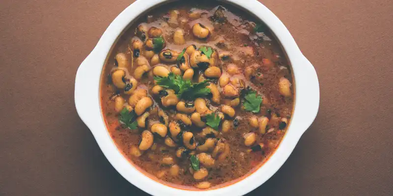 Piselli di mucca (fagioli dall'occhio) catjang bolliti (con sale)