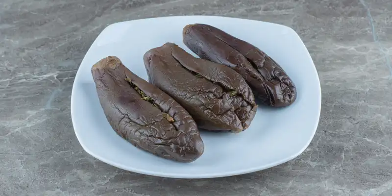 Eingelegte Aubergine