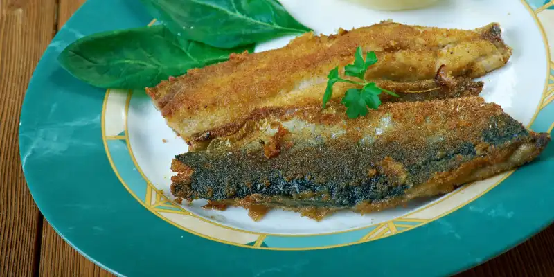 Baked or broiled atlantic herring