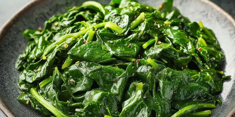 Boiled kale (without salt)