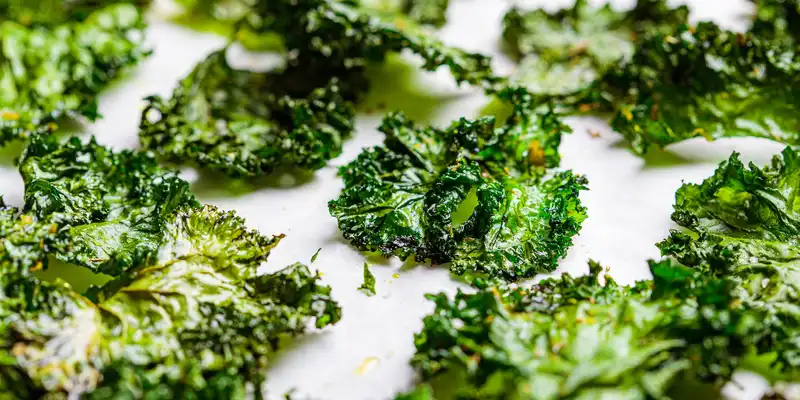 Cooked kale (with salt)