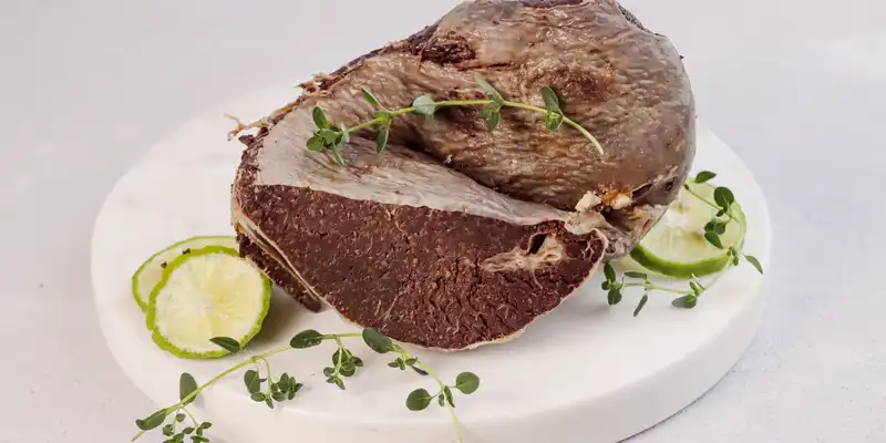 Rate d'agneau cuite