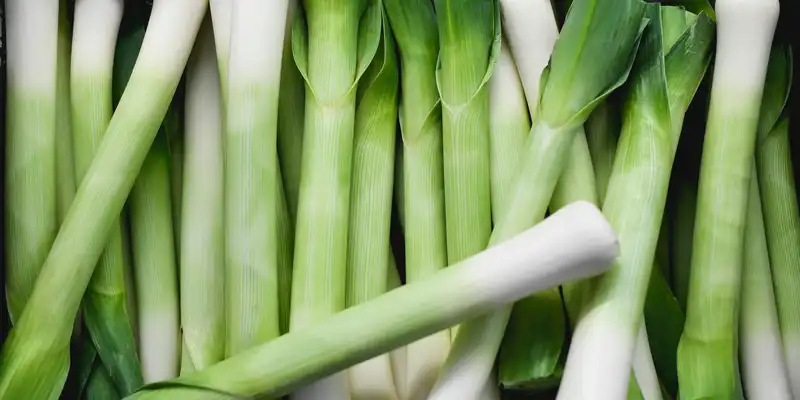 Raw leeks