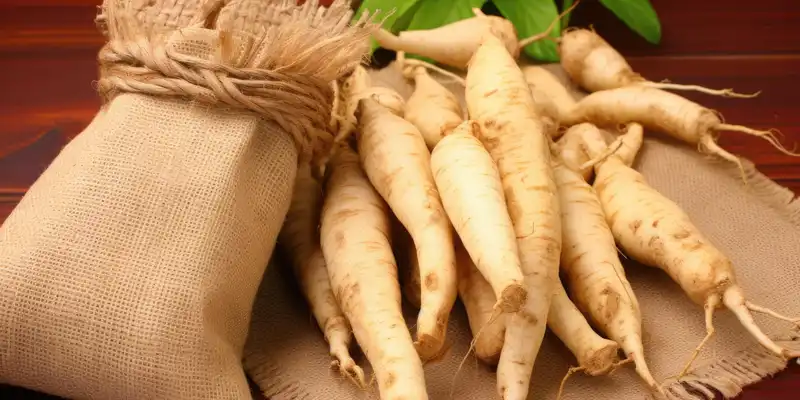 Raw hawaii mountain yam