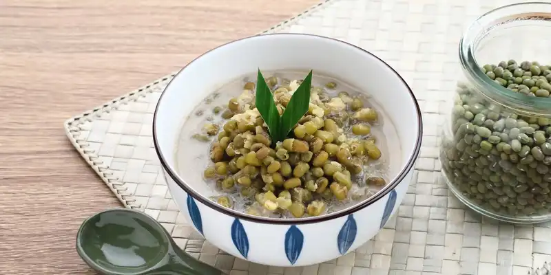 Boiled mung beans (with salt)