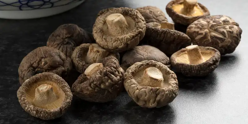 Dried shiitake mushrooms