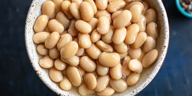 Fagioli marini bolliti (con sale)