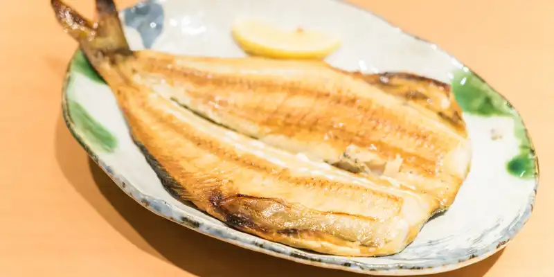 Baked or broiled atlantic ocean perch