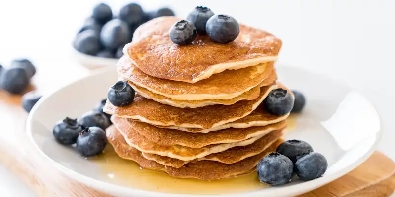 Blueberry pancakes