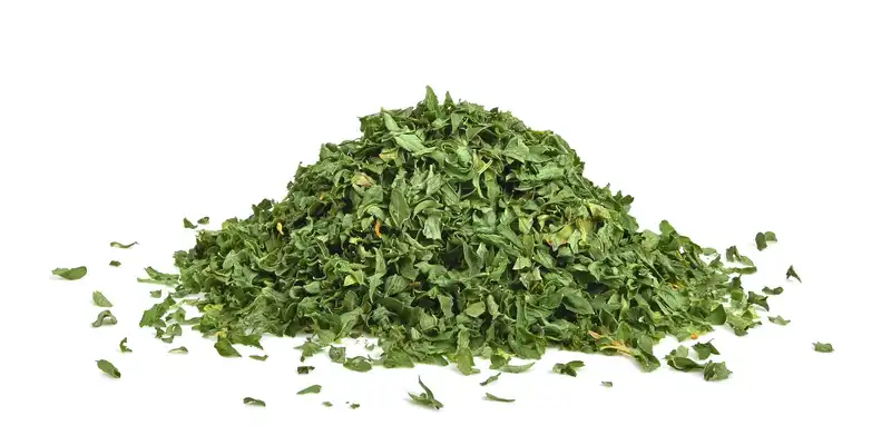 Freeze dried parsley