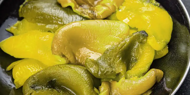 Pepe dolce verde bollito (con sale)