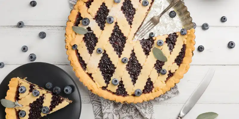 Tarta de arándanos