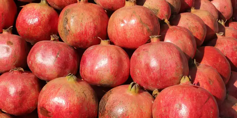 Raw pomegranate