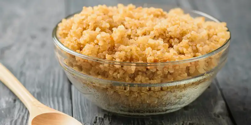 Cooked quinoa