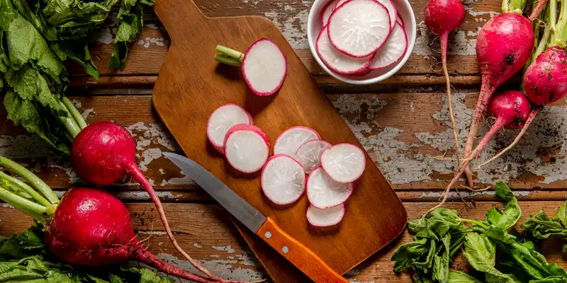 Cooked radish (without salt)