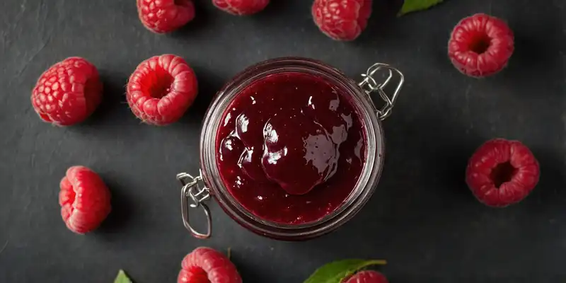 Purée de framboises