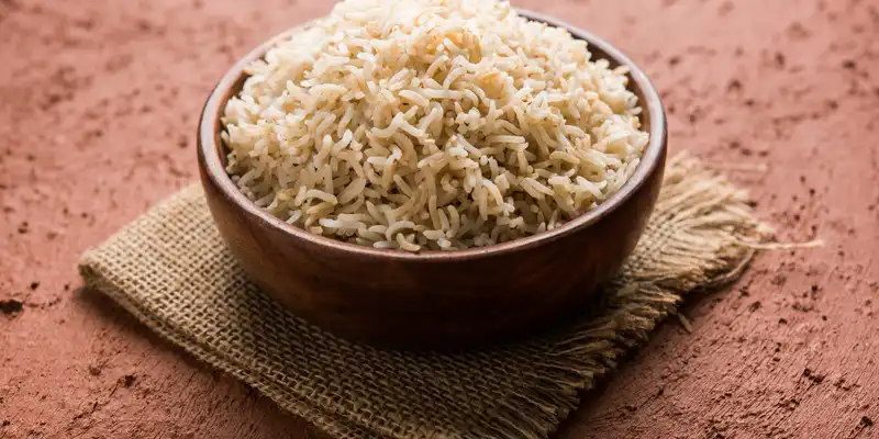 Riz brun long grain cuit