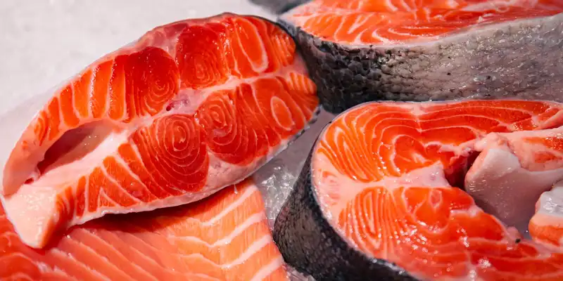 Raw chum salmon