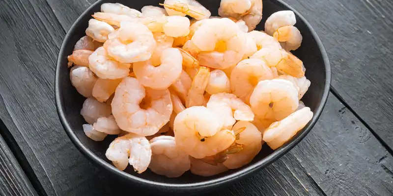 Canned shrimp