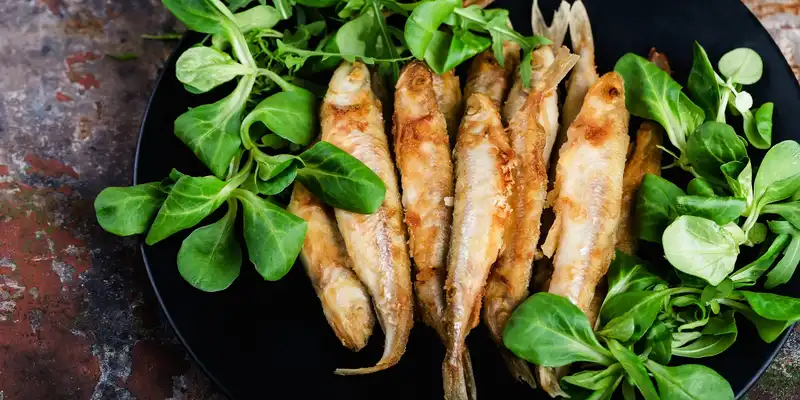 Stint gebacken oder gebraten