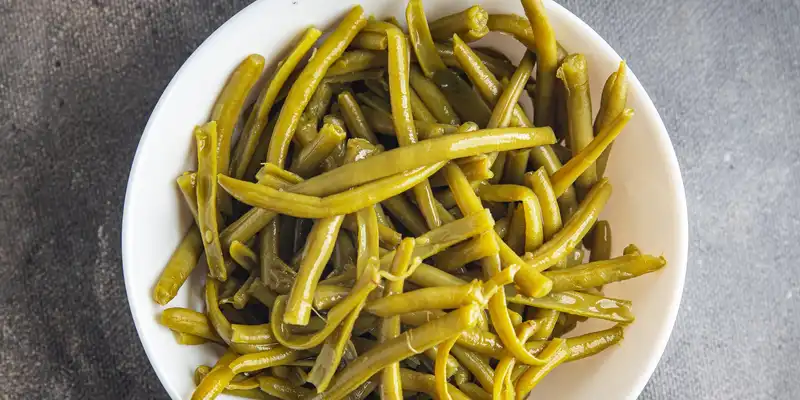 Canned yellow snap beans (without salt)