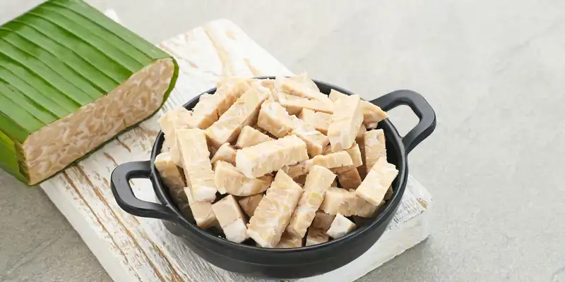 Tempeh cocido