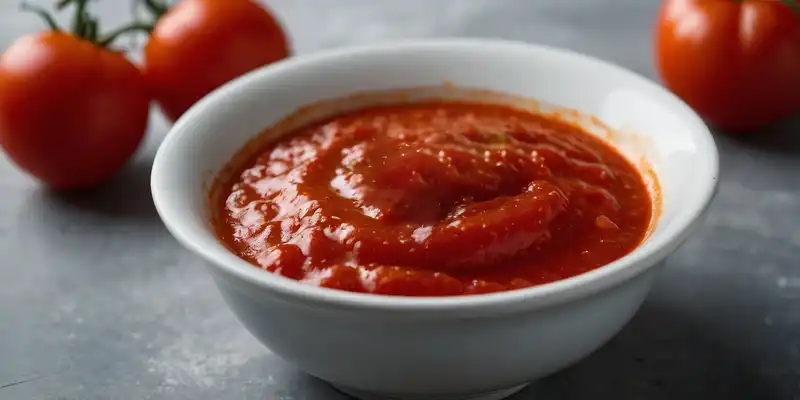 Tomato puree (with salt)