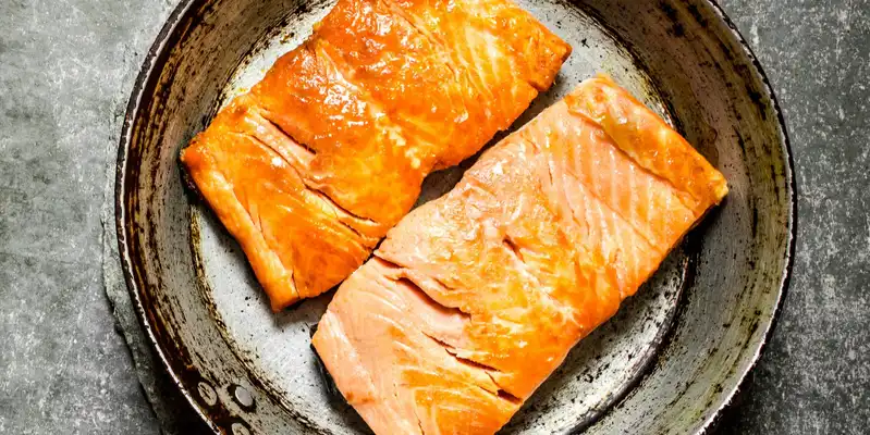 Baked or broiled trout