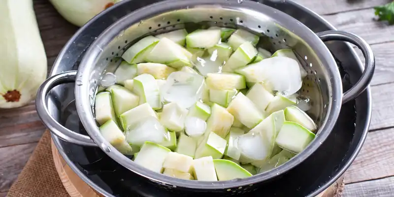 Courge cireuse bouillie (avec sel)