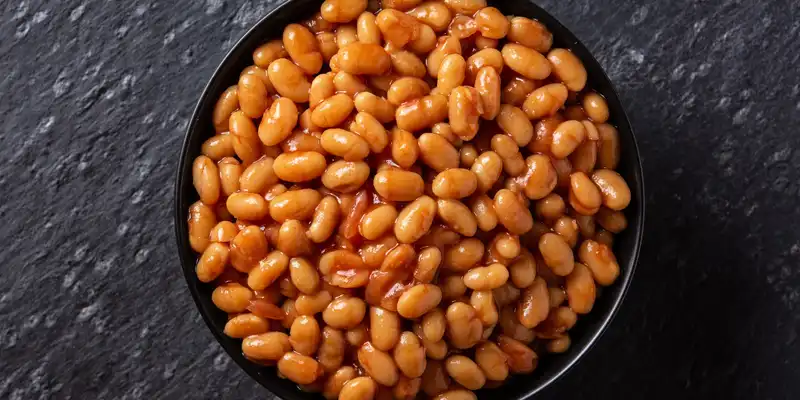 Boiled yellow beans (with salt)