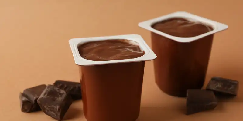 Iogurte de chocolate desnatado (sem gordura)